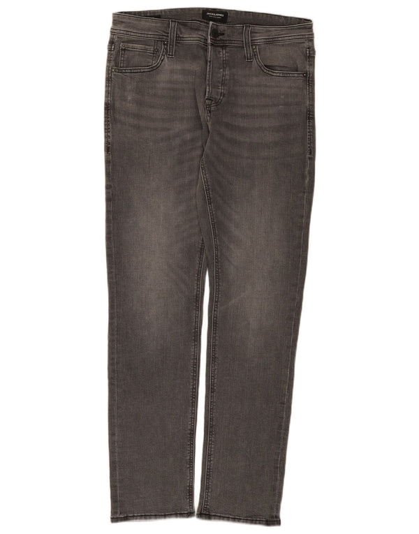 Jack & Jones Jean Slim Homme W32 L32 Gris Coton