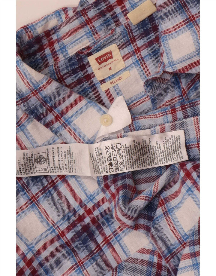 Levi's Chemise Flannel Homme Bleu Moyen Carreaux Coton