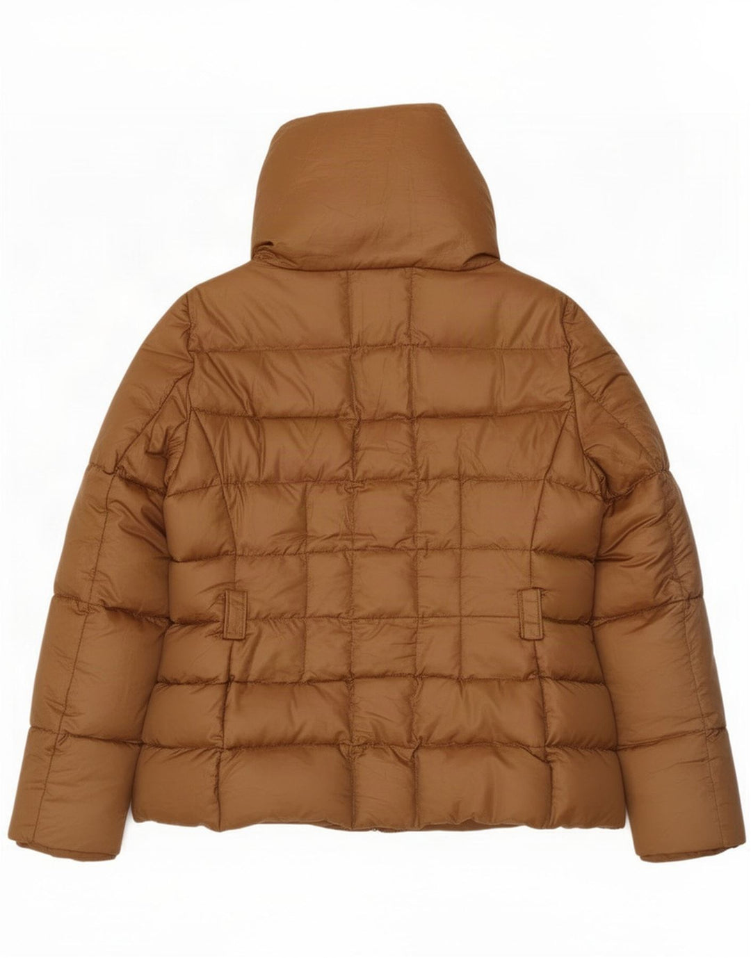 Zara Veste matelassée pour femme UK 18 XL Nylon marron
