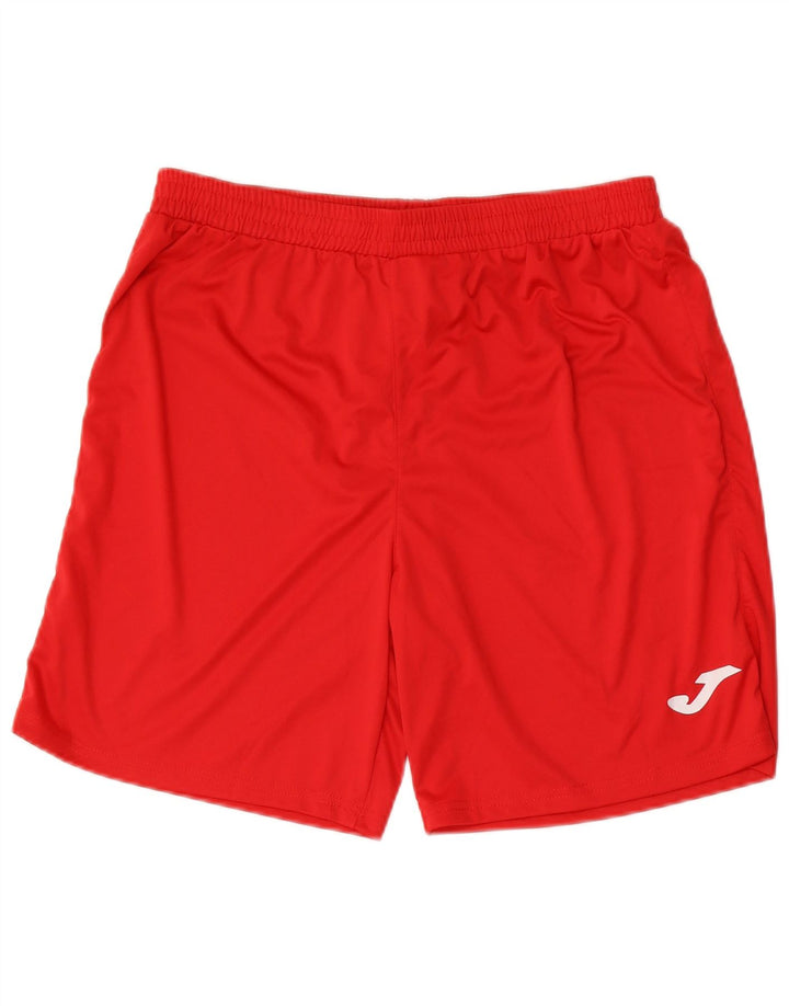 Joma Short de sport homme grand rouge polyester