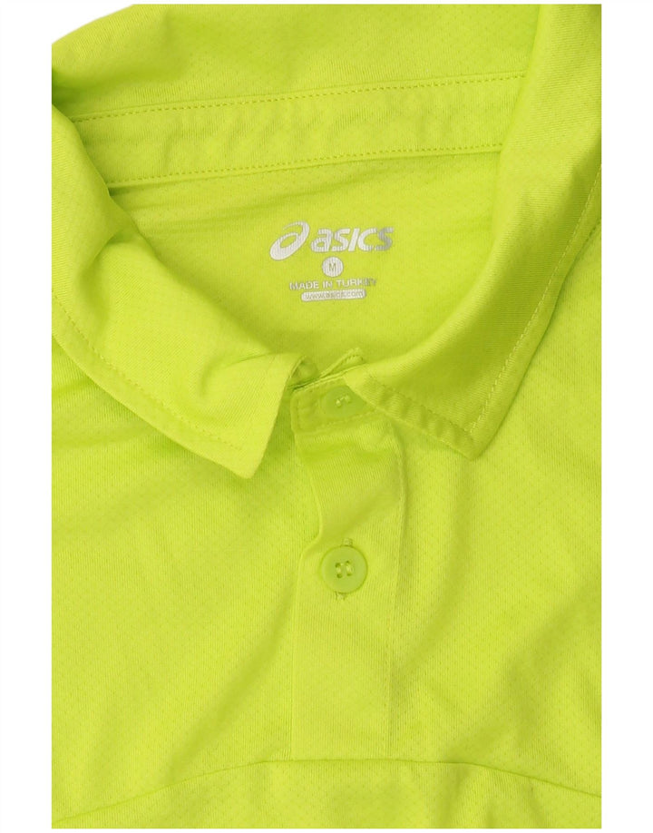 Asics Polo Homme Jaune Moyen Sport