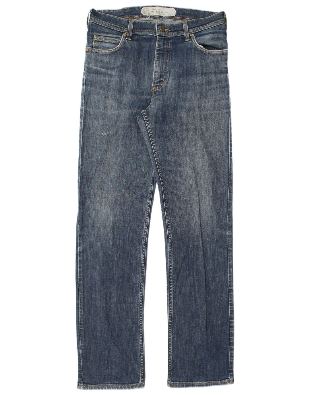 Lee Jean Droit Brooklyn Homme W31 L32 Bleu Coton