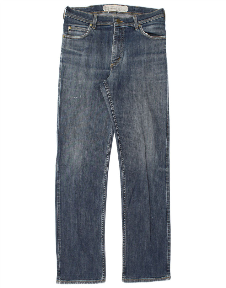 Lee Jean Droit Brooklyn Homme W31 L32 Bleu Coton