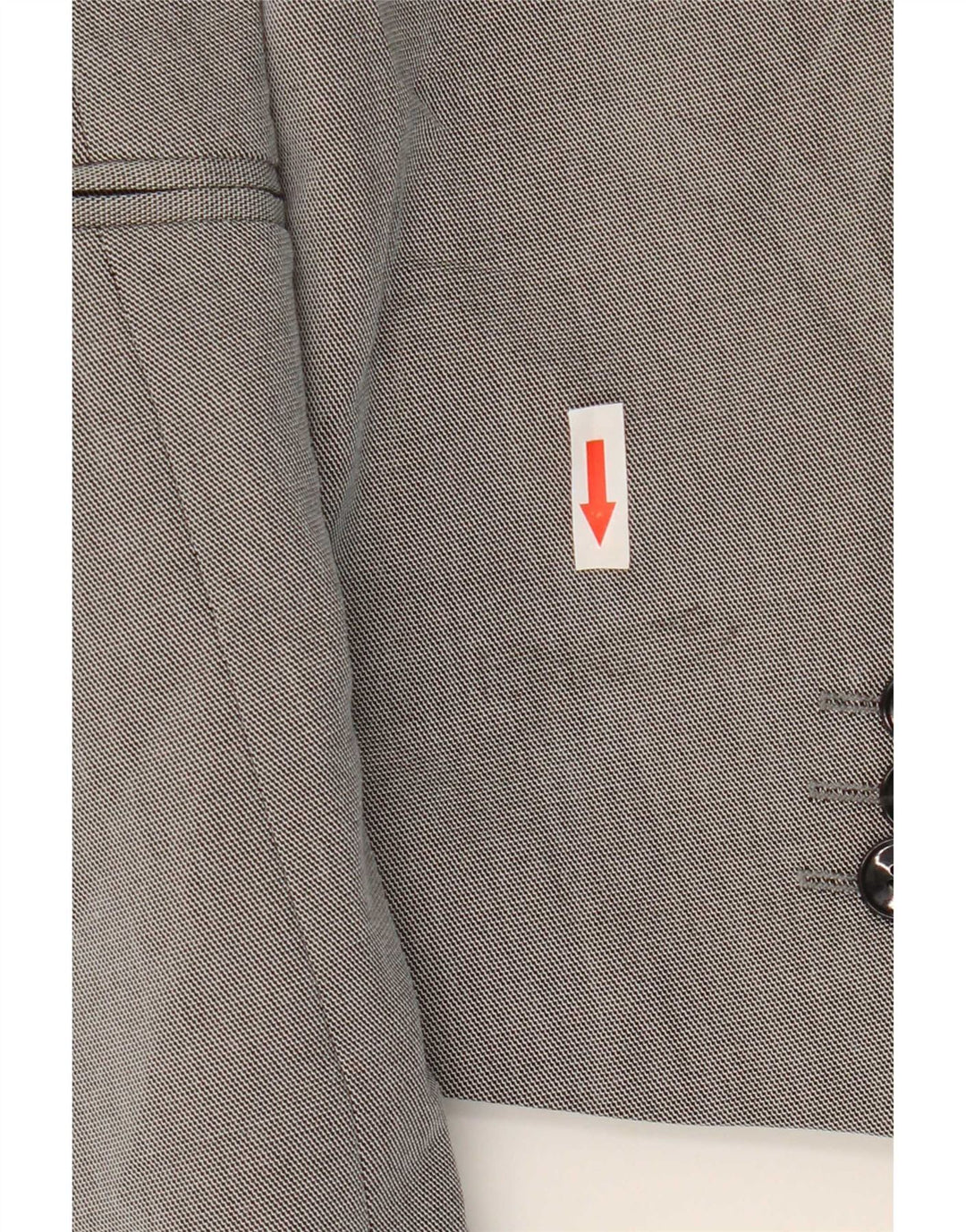 Zara Veste Blazer 1 Bouton Homme EU 50 Gris Moyen