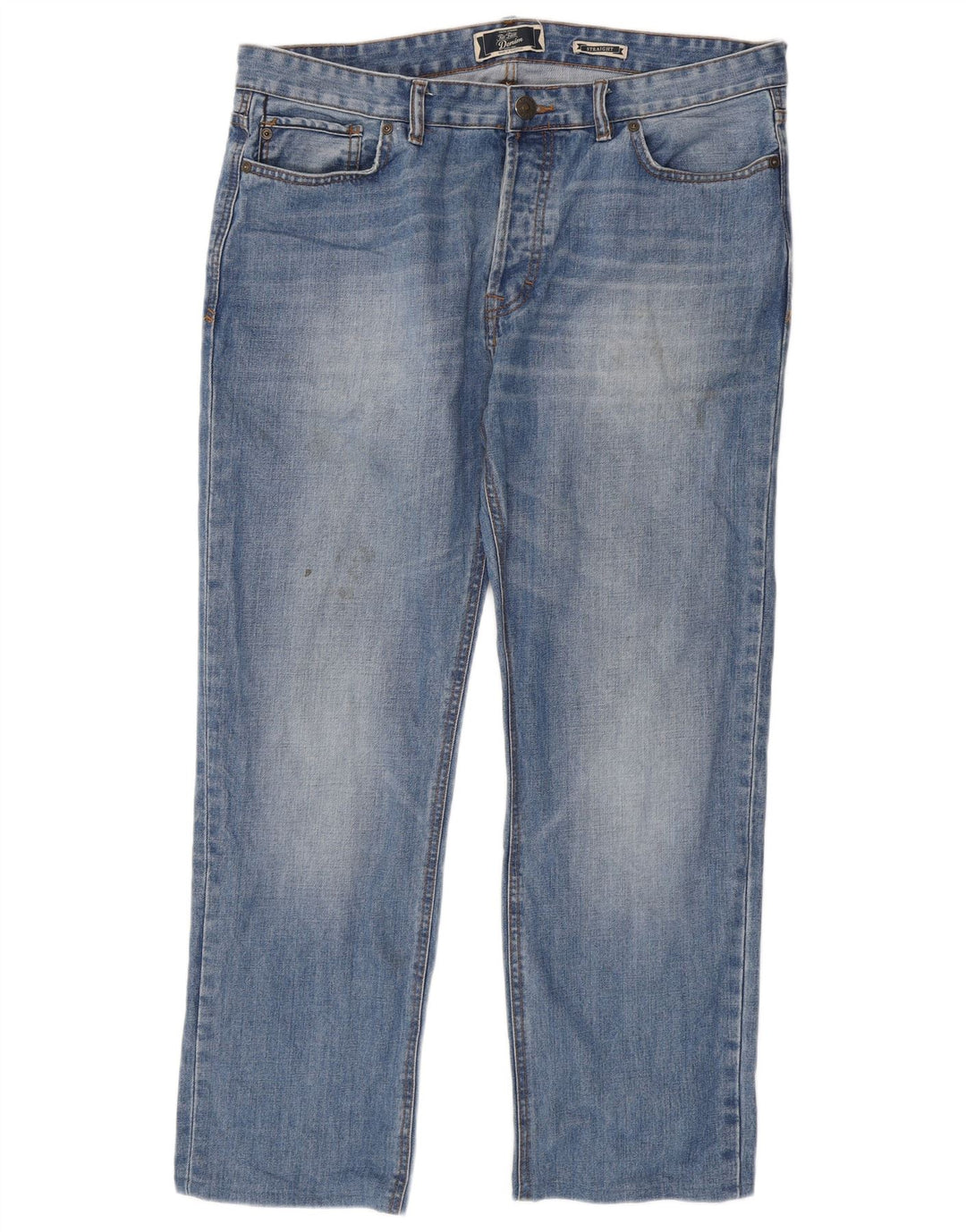 Fat Face Jean droit homme W38 L29 bleu coton