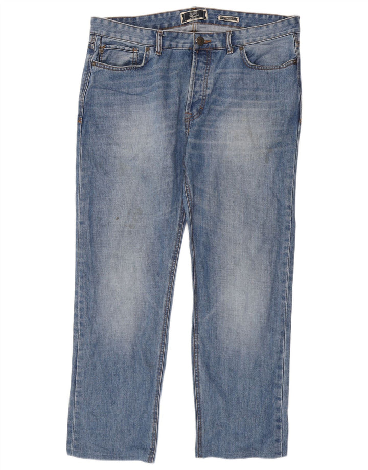 Fat Face Jean droit homme W38 L29 bleu coton