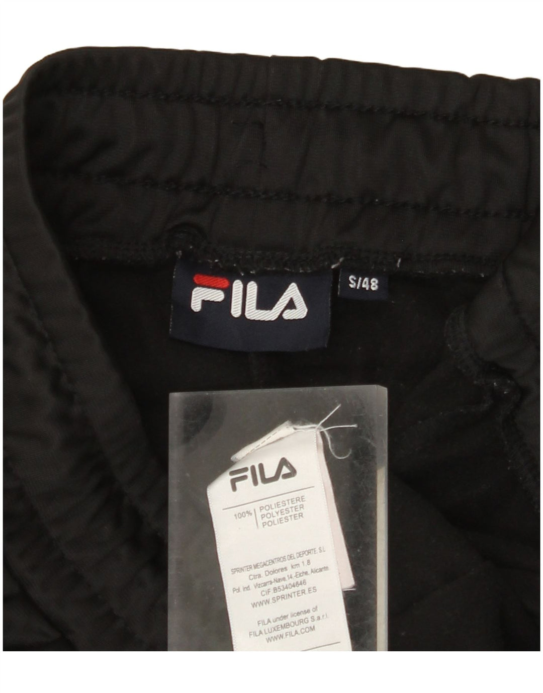 FILA Pantalon de Survêtement Homme Pantalon de Jogging Petit Noir Polyester