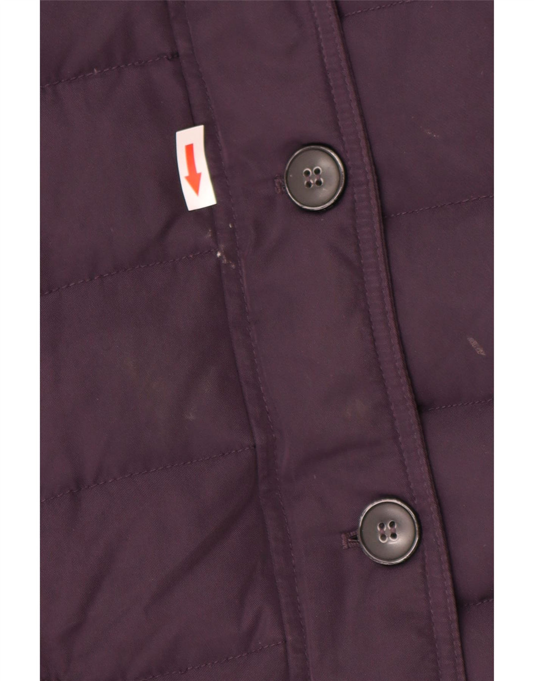 Crew Clothing Veste matelassée à capuche pour femme UK 10 Small Violet Polyester