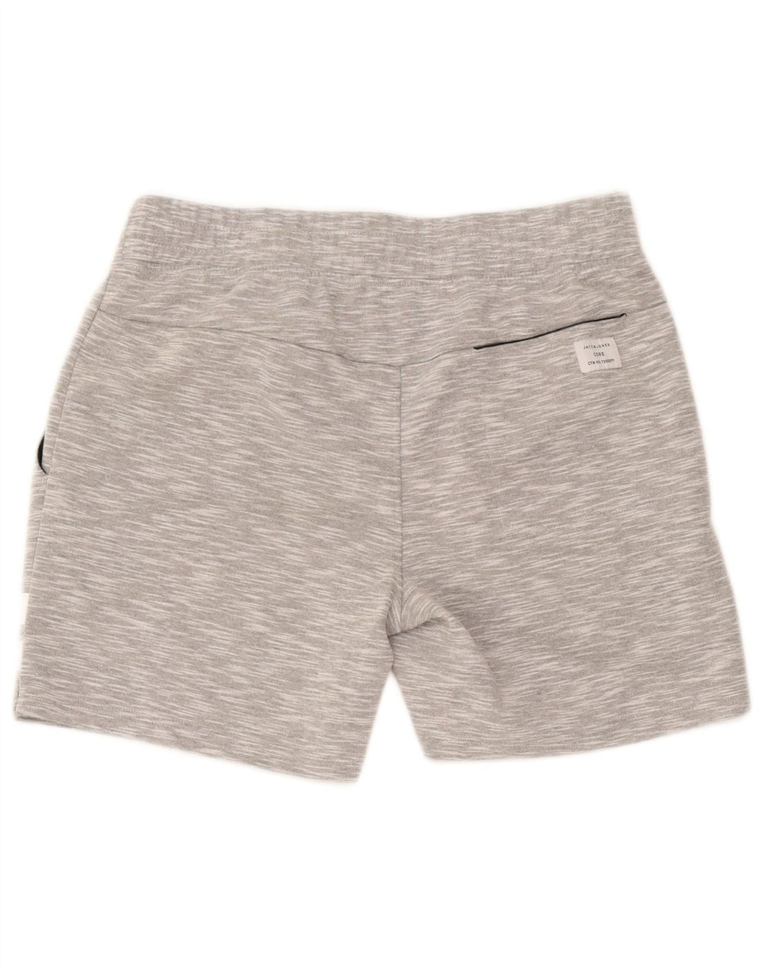 Jack & Jones Short de Sport Homme Gris Moyen Moucheté Coton
