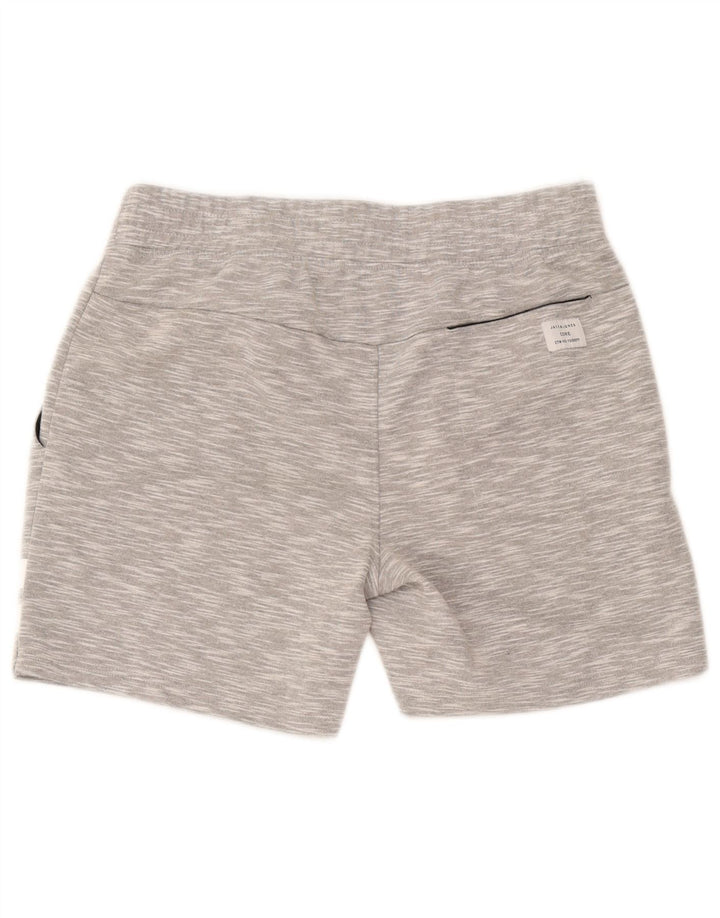 Jack & Jones Short de Sport Homme Gris Moyen Moucheté Coton