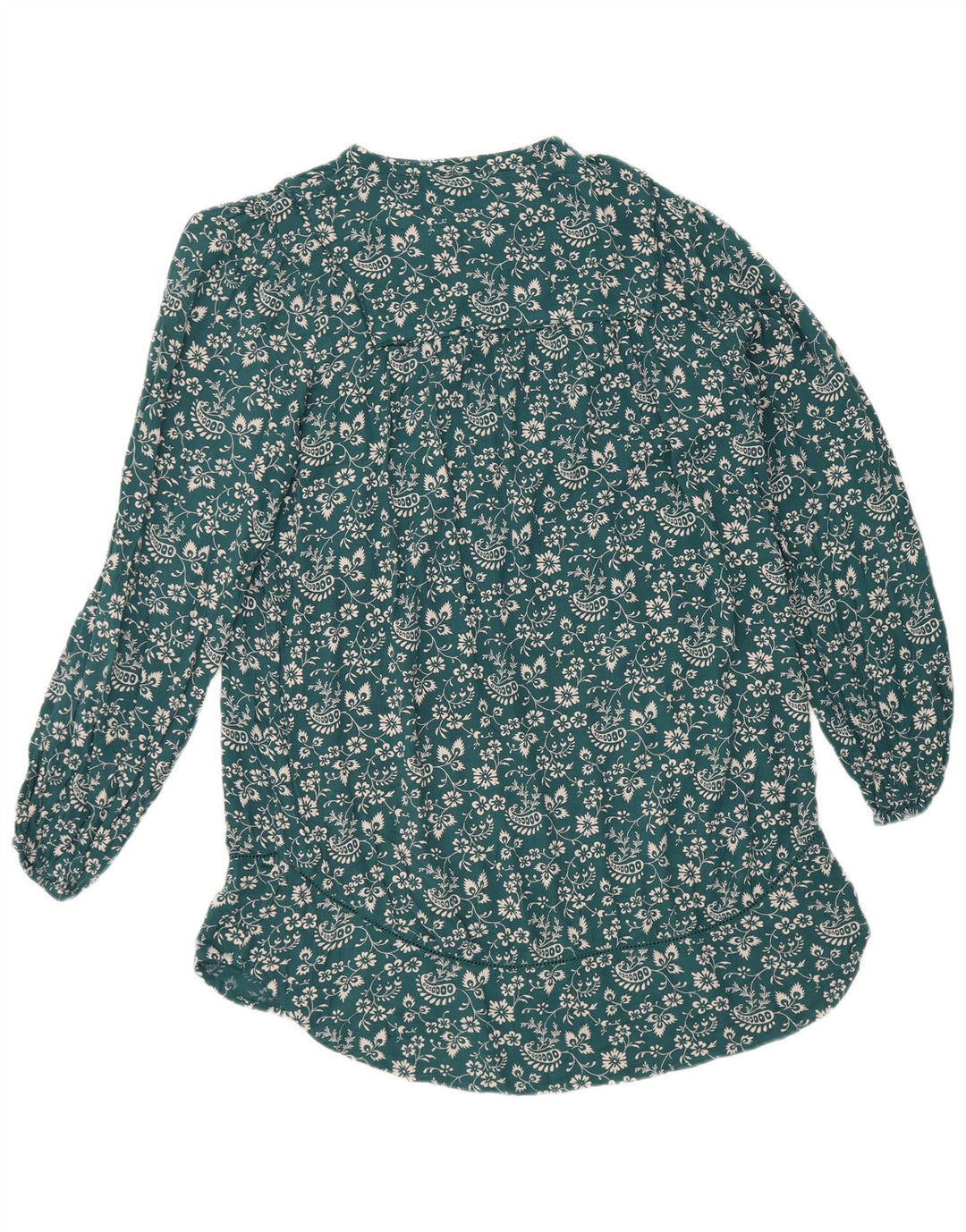 Fat Face Robe basique pour femme UK 42 Bleu moyen Floral Viscose