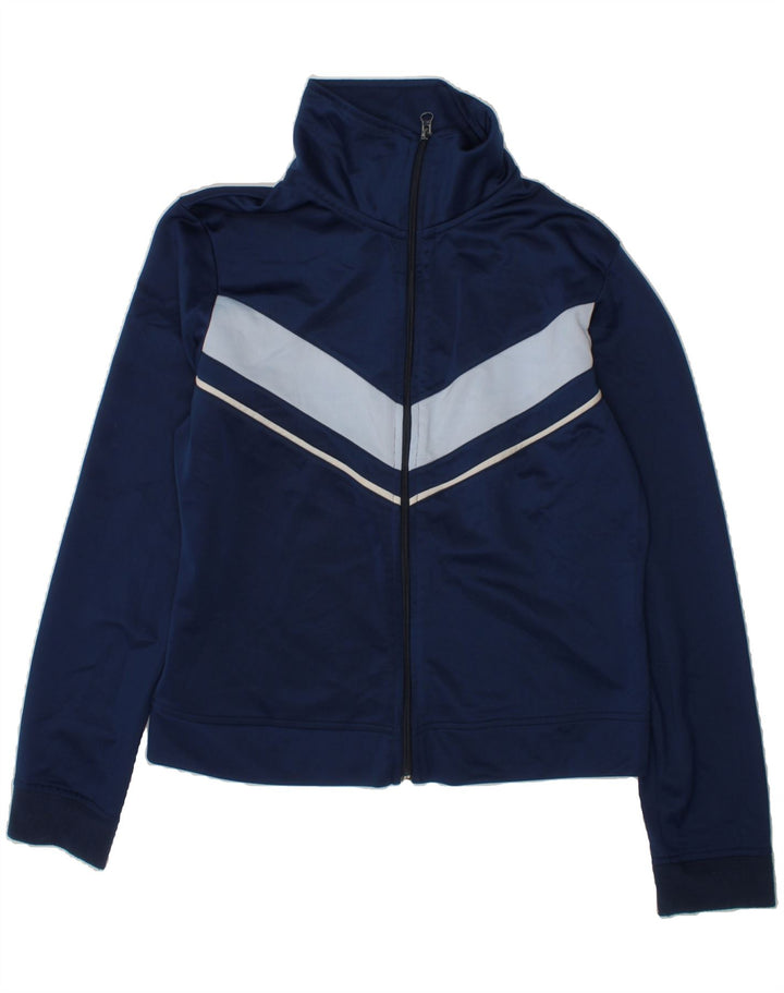 MOSSIMO Boys Tracksuit Top Jacket 11-12 Years Large  Navy Blue Colourblock Vintage Mossimo and Second-Hand Mossimo from Messina Hembry 