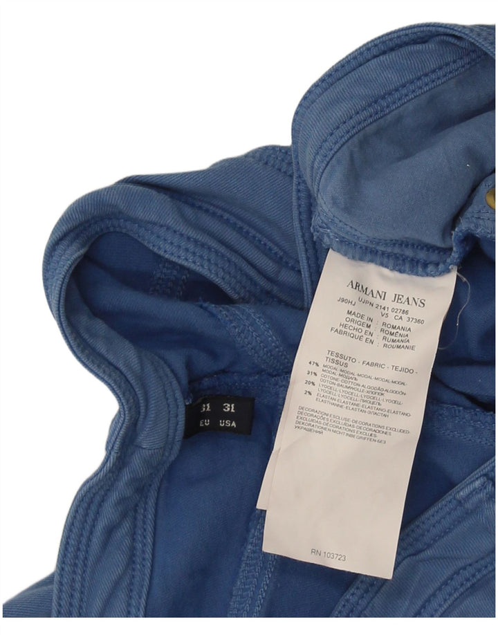 Armani Femme Jean Court W31 L26 Bleu Modal