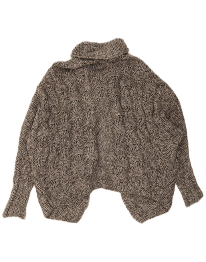Ted Baker Cardigan surdimensionné pour femme Taille 1 XS Gris Acrylique