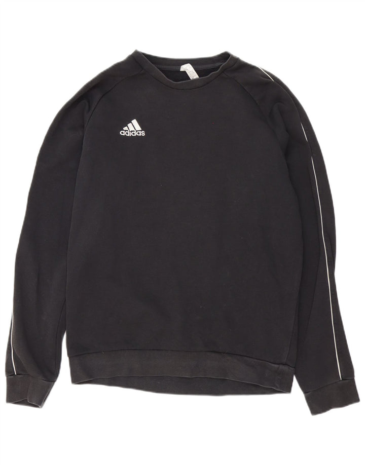 Adidas Sweat-shirt pour homme en coton noir moyen