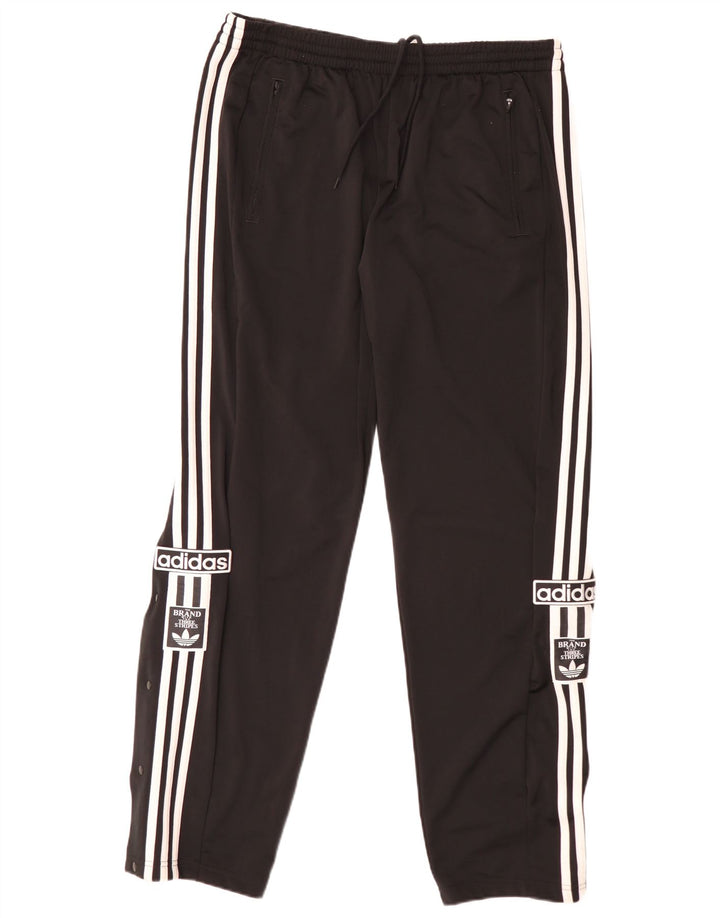 Adidas Pantalon de survêtement graphique pour homme XL Noir Polyester