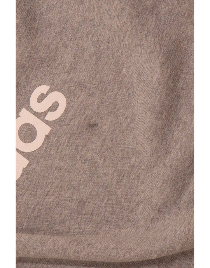 ADIDAS Sweat-shirt graphique pour hommes, grand coton gris