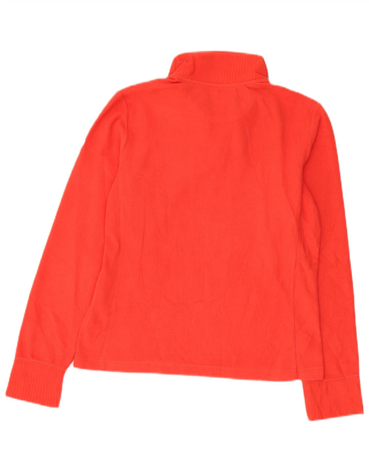 Champion Pull polaire à col zippé Easy Fit pour femme UK 14 Rouge moyen Polyester