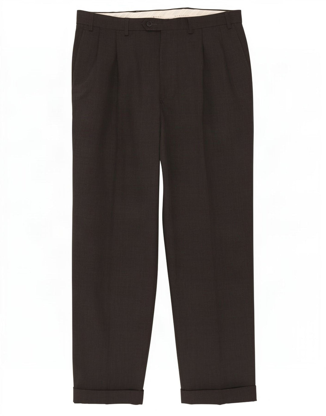 Marks & Spencer Pantalon de costume extensible pour homme W36 L31 Gris Polyester