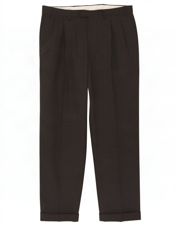 Marks & Spencer Pantalon de costume extensible pour homme W36 L31 Gris Polyester