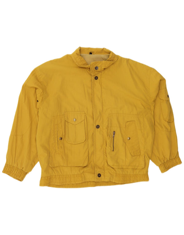 VINTAGE Veste utilitaire femme IT 54 3XL Jaune Polyester