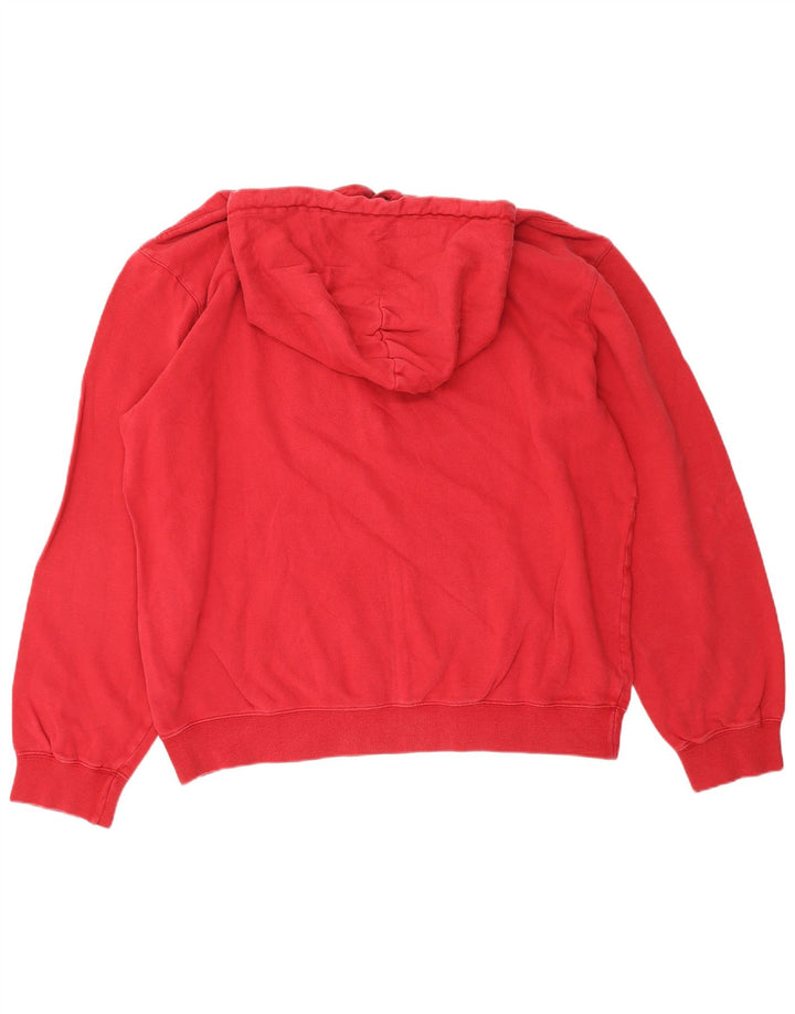 CHAMPION Pull à Capuche Graphique Homme XL Rouge Coton