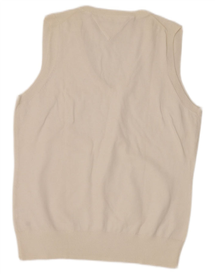 Tommy Hilfiger Débardeur pour femme UK 14 Large Blanc