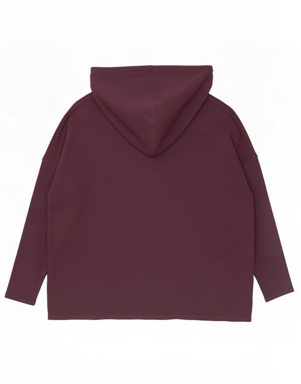 Athleta Pull à capuche long surdimensionné pour femme UK 18 XL Violet Modal