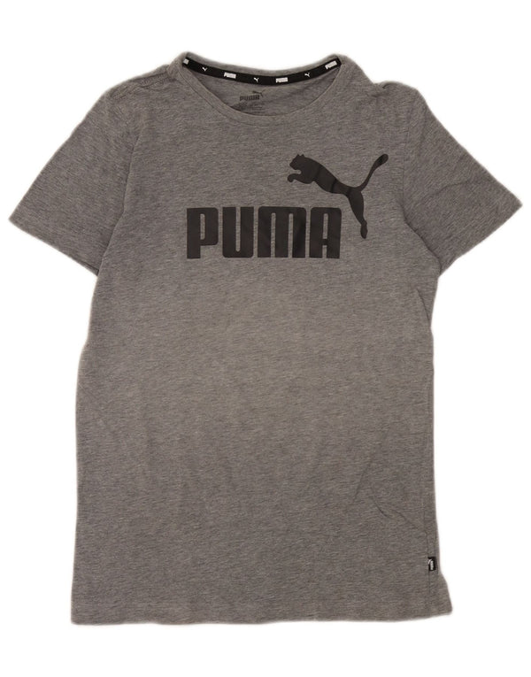 Puma T-Shirt Graphique Garçon 13-14 ans Gris