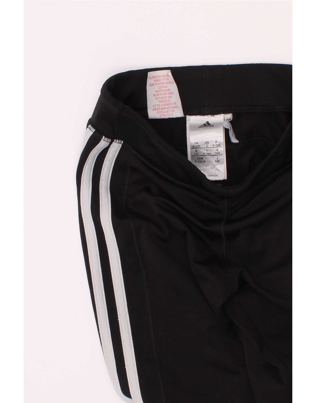 ADIDAS Leggings Filles 9-10 ans Noir Polyester