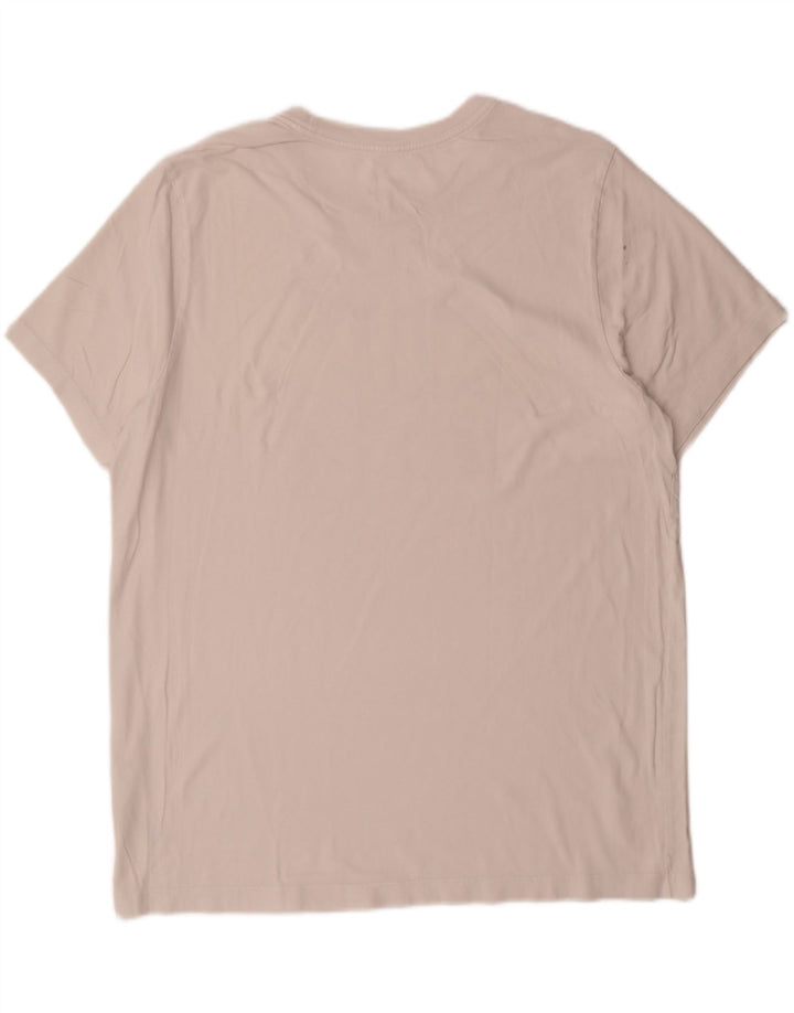 NIKE Mens Graphic T-Shirt Top XL White Cotton