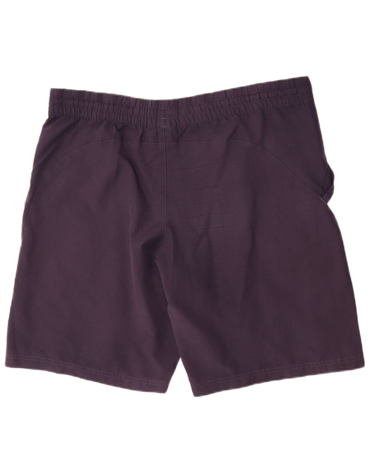 Puma Short de sport pour homme en polyester color block Taille L Bleu marine
