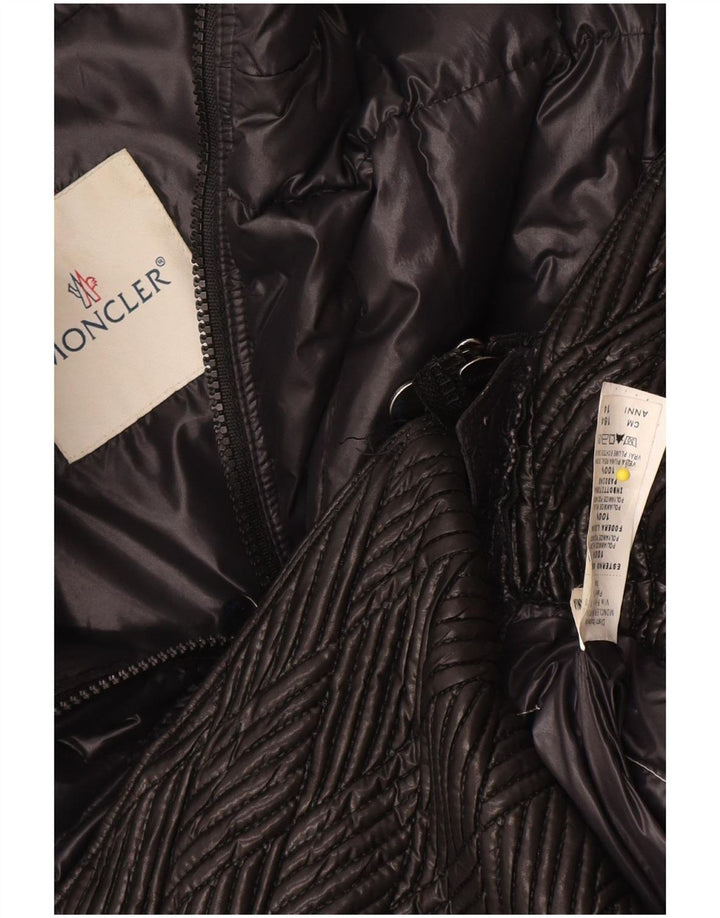 Moncler Manteau rembourré pour filles 13-14 ans Noir Polyamide