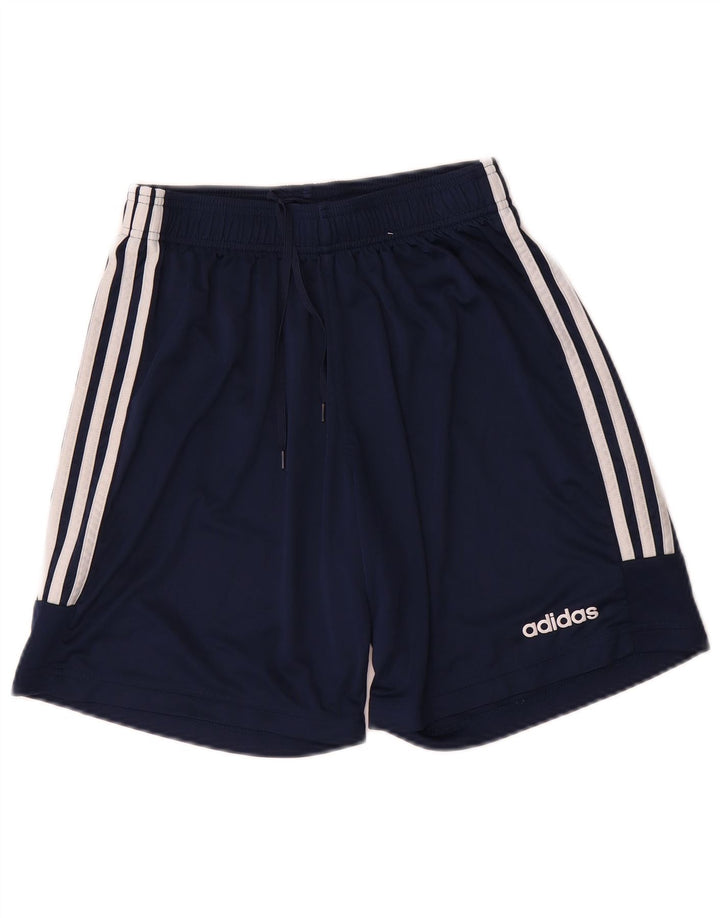 Adidas Short de sport Climalite Homme Bleu Marine Moyen Polyester