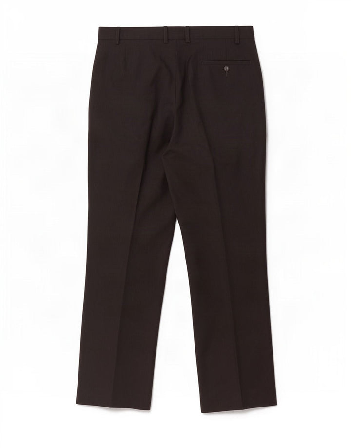 Marks & Spencer Pantalon de Costume Droit Homme W38 L33 Bleu Marine Polyester