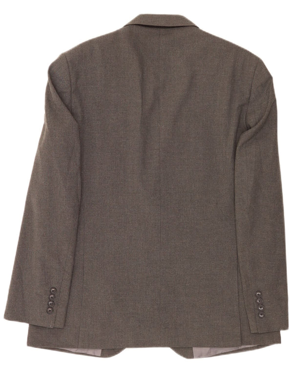 Marks & Spencer Veste blazer à 2 boutons coupe régulière pour homme UK 40 Gris moyen