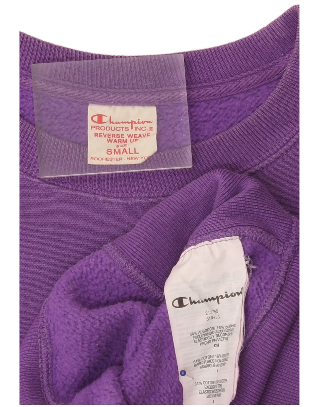 CHAMPION Sweat-shirt graphique Reverse Weave pour hommes, petit coton violet