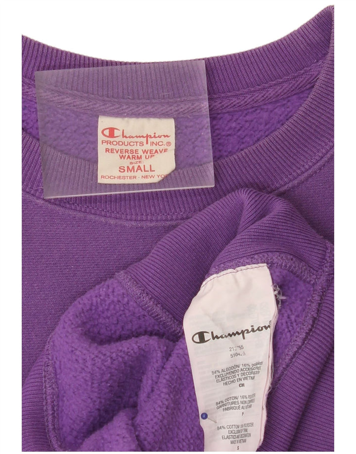 CHAMPION Sweat-shirt graphique Reverse Weave pour hommes, petit coton violet