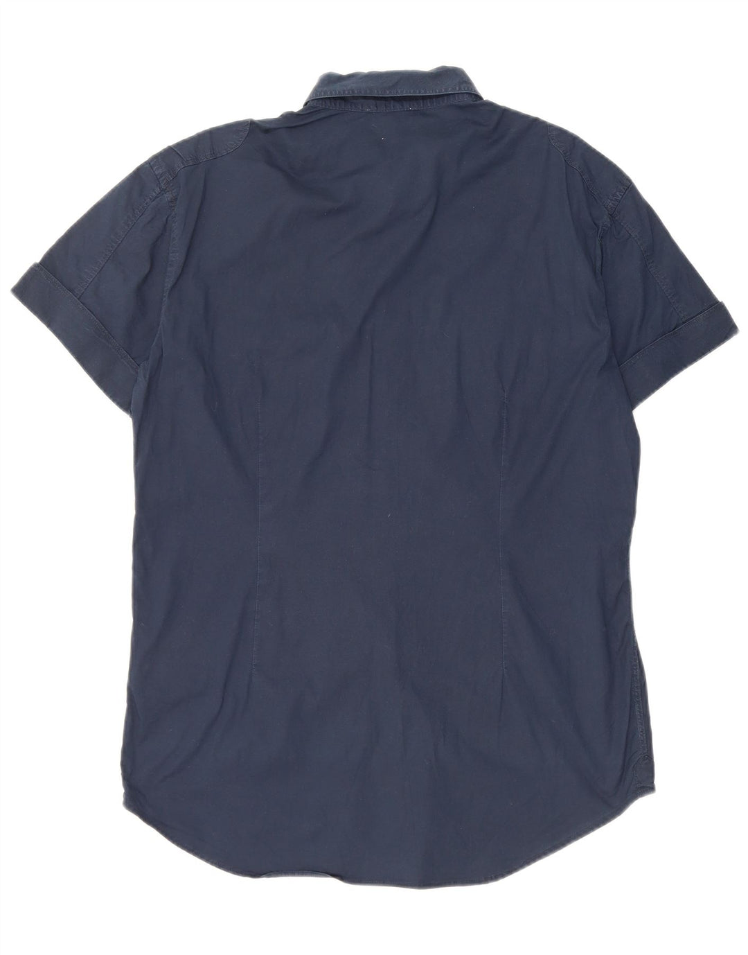 Chemise à manches courtes femme Gaudi grand coton bleu marine