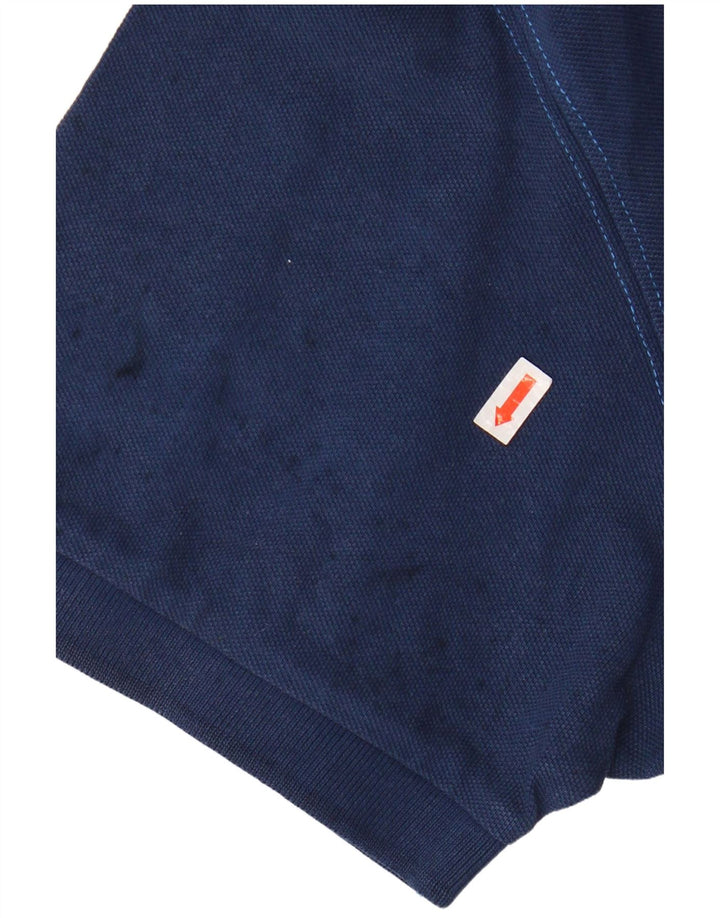 MARLBORO CLASSICS Polo Homme 2XL Bleu Marine Coton