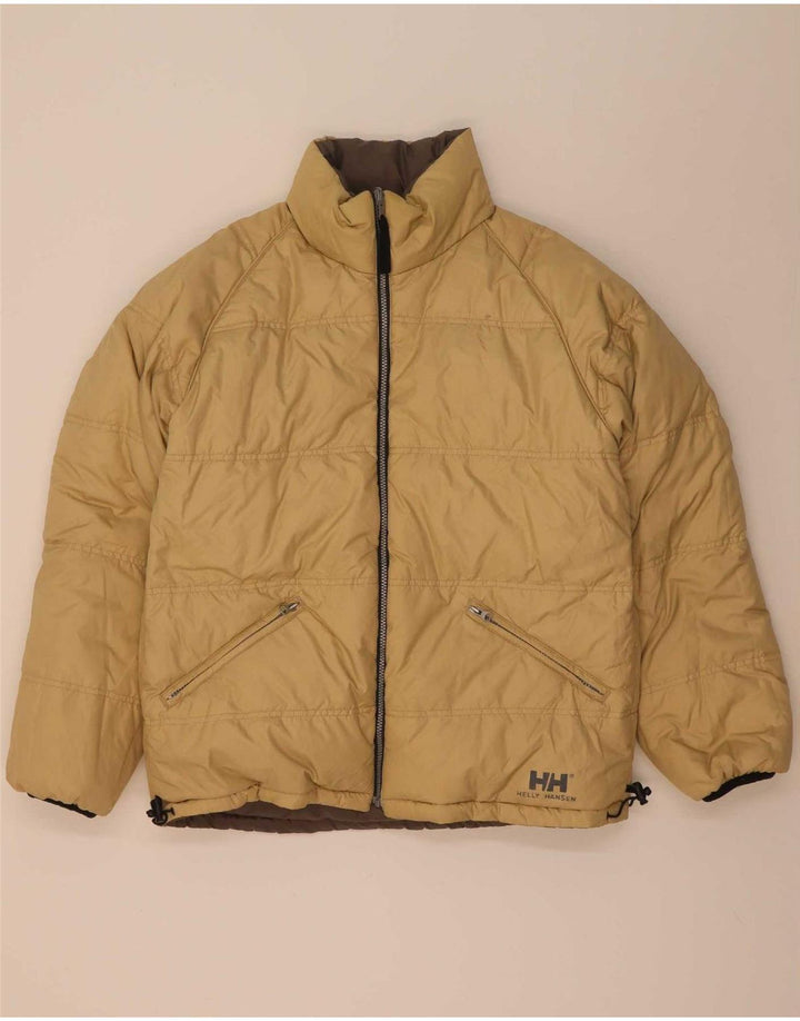 Helly Hansen Veste rembourrée réversible pour homme UK 38 Nylon marron moyen