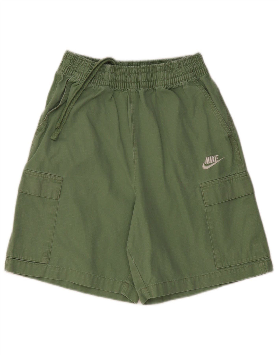 NIKE Short de sport pour femme UK 6 XS Vert Coton