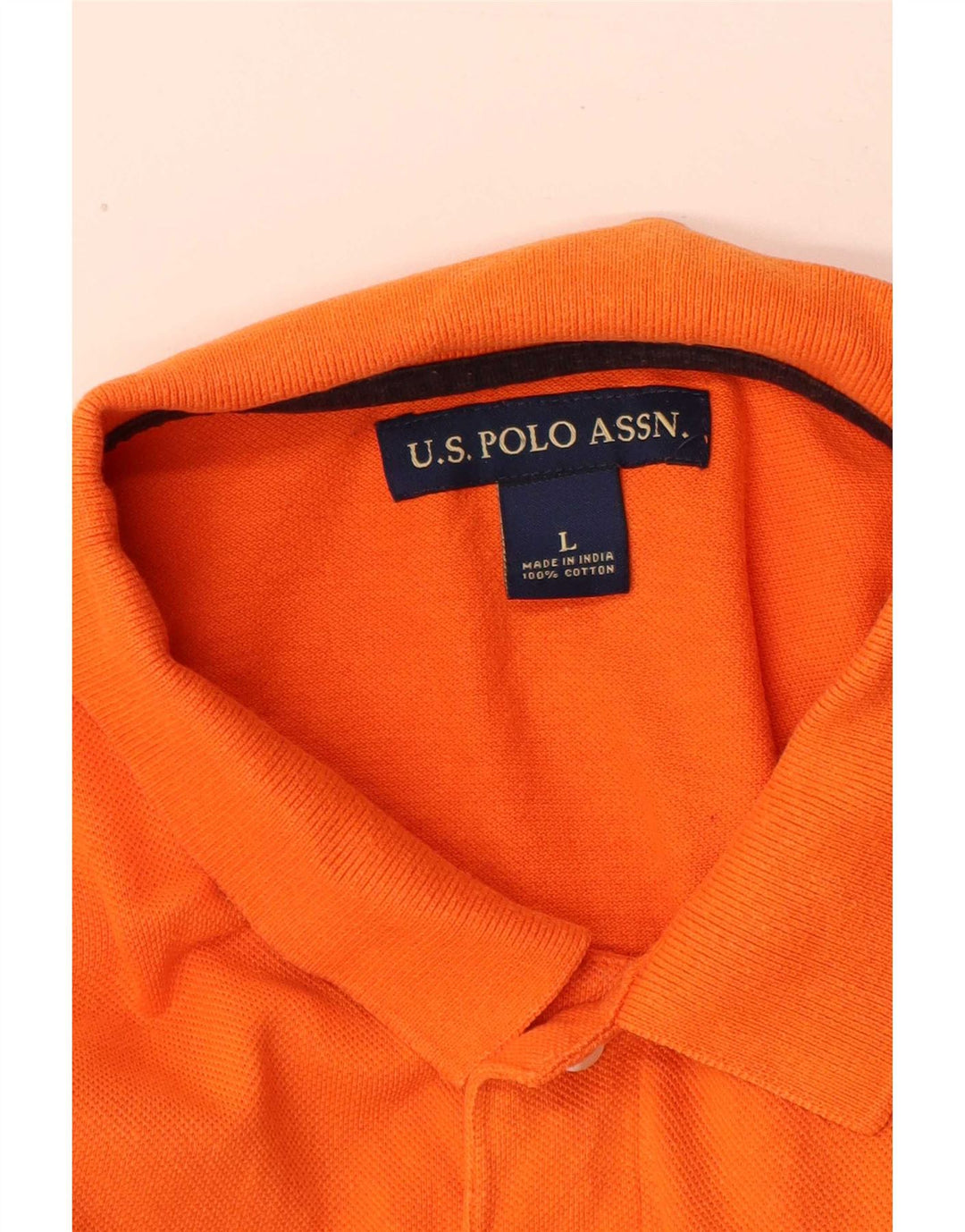 U.S. Polo Assn. Chemise Homme Large Coton Orange