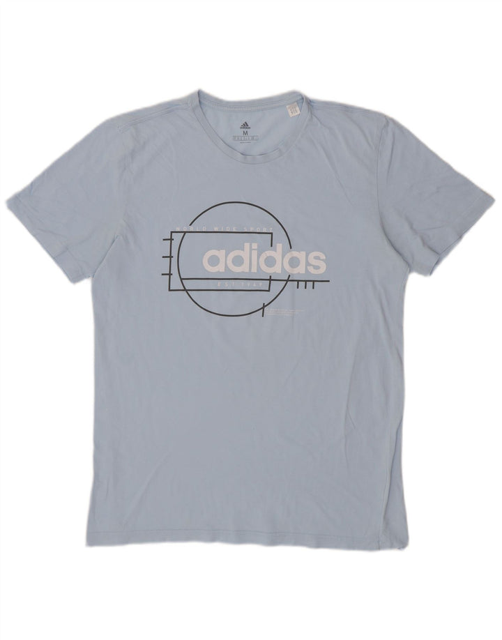 ADIDAS T-Shirt Graphique Homme Bleu Moyen