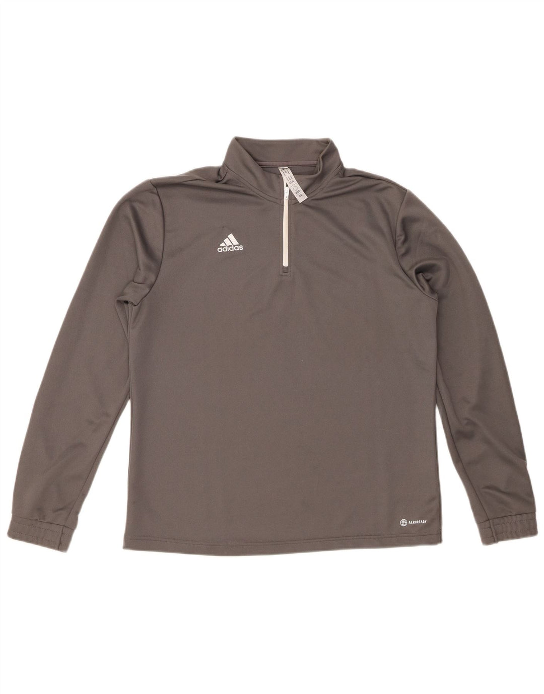ADIDAS Haut de survêtement Aeroready pour femme avec col zippé UK 20/22 XL Gris