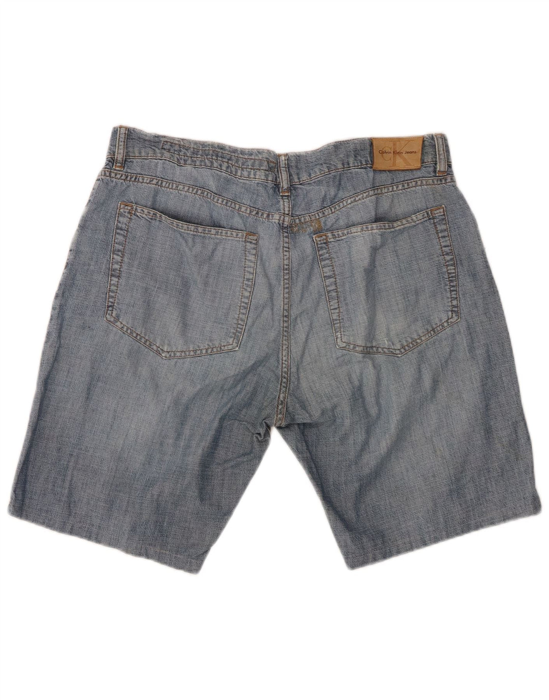 Calvin Klein Short en jean pour homme W36 Large Bleu Coton