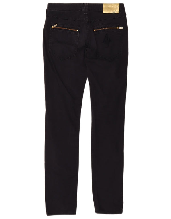 Armani Femme Jean Slim W27 L30 Bleu Marine Coton