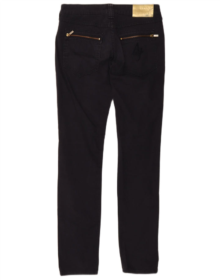 Armani Femme Jean Slim W27 L30 Bleu Marine Coton