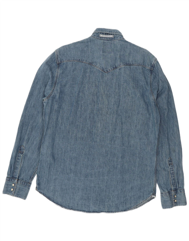 Levi's Chemise en Jean Slim Fit Homme Bleu Coton