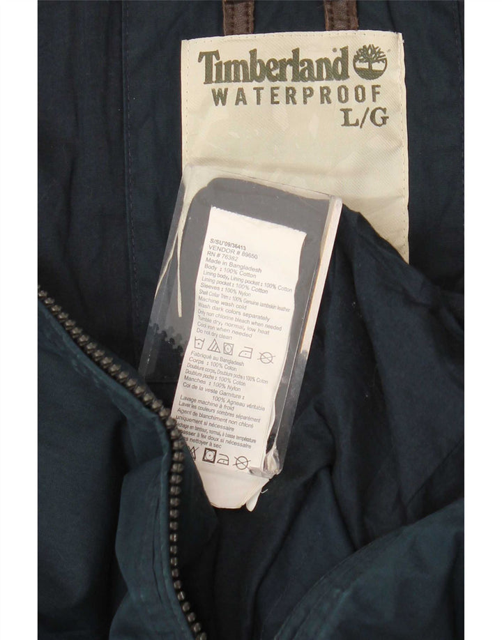 Timberland Veste utilitaire pour homme UK 40 Large Bleu Marine Coton
